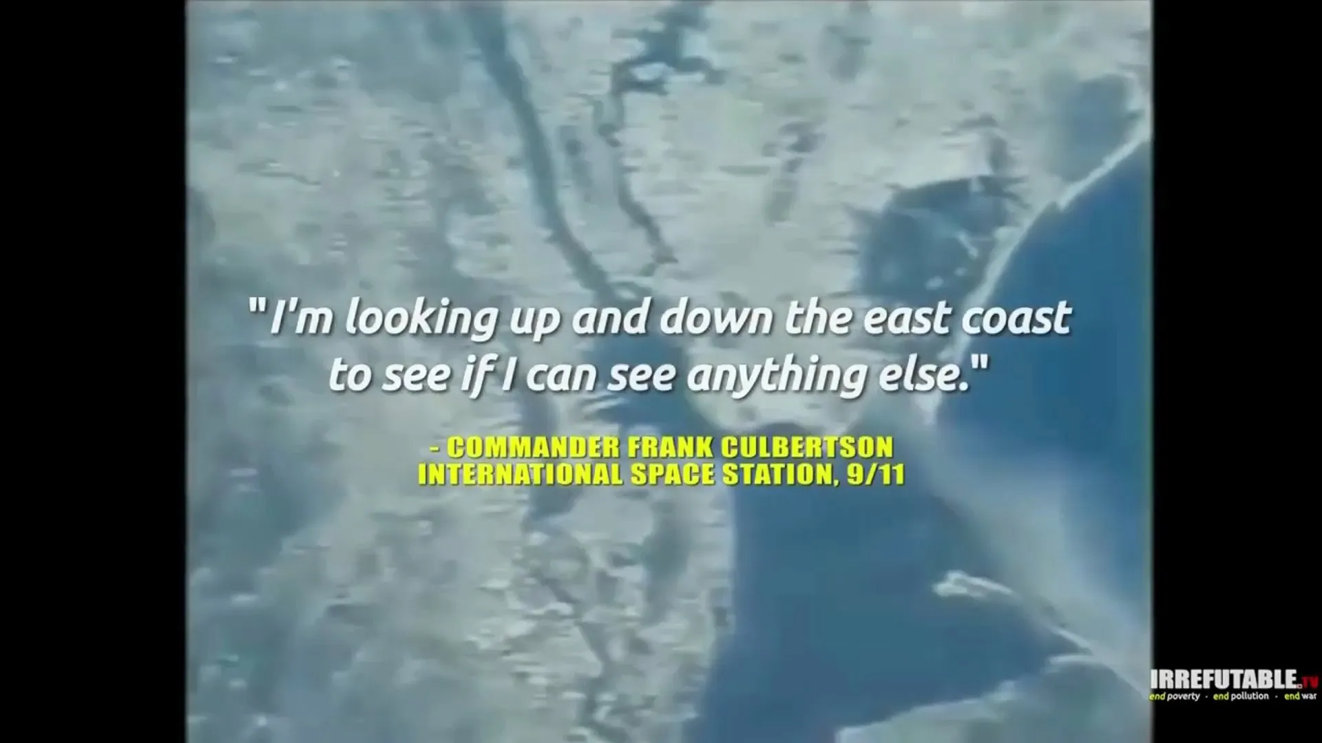 NASA Astronaut Frank Culbertson Jr. Saw WTC Fumes on 9/11 but Didn’t Mention Hurricane Erin
